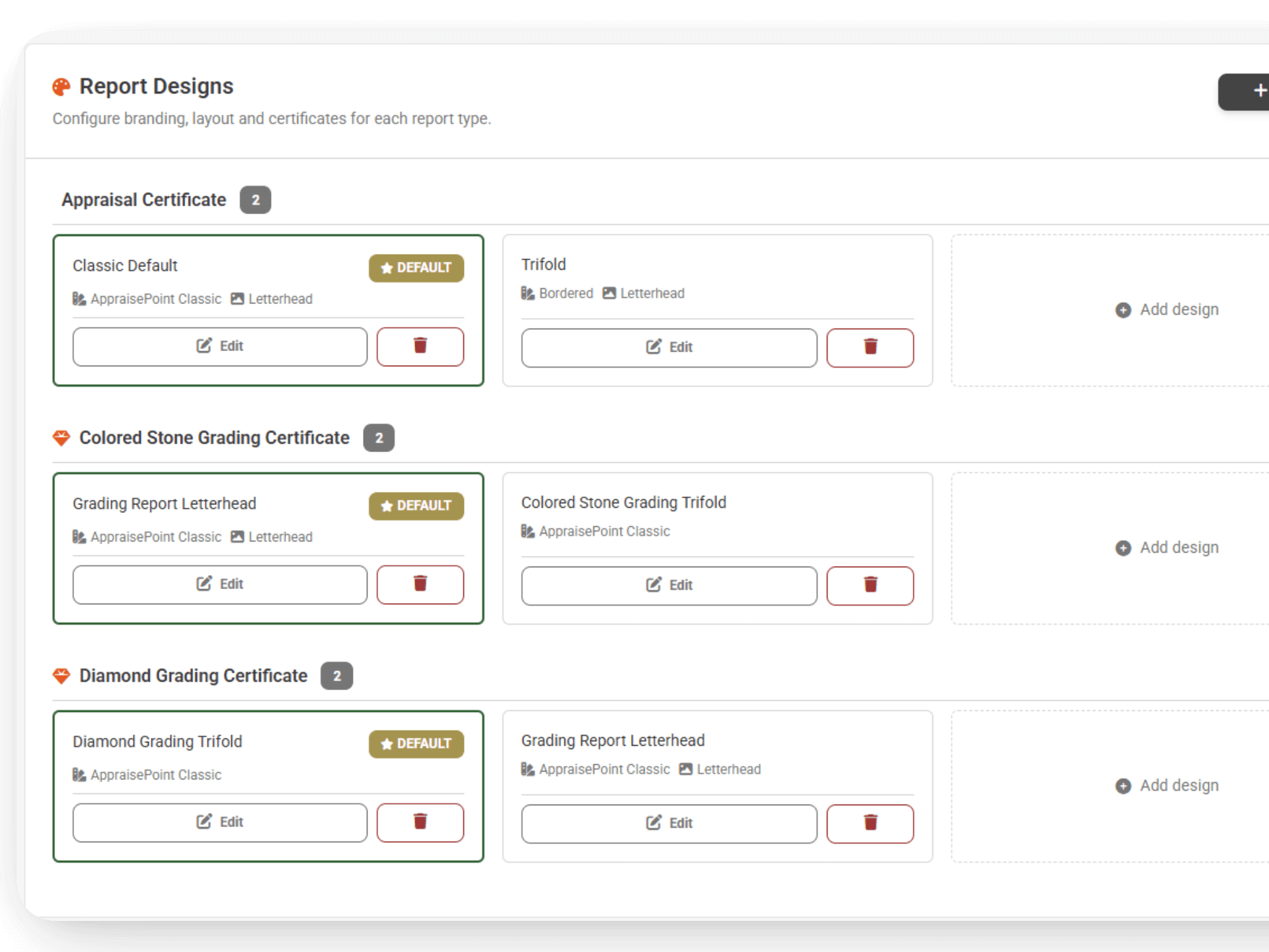 Custom Report Designer